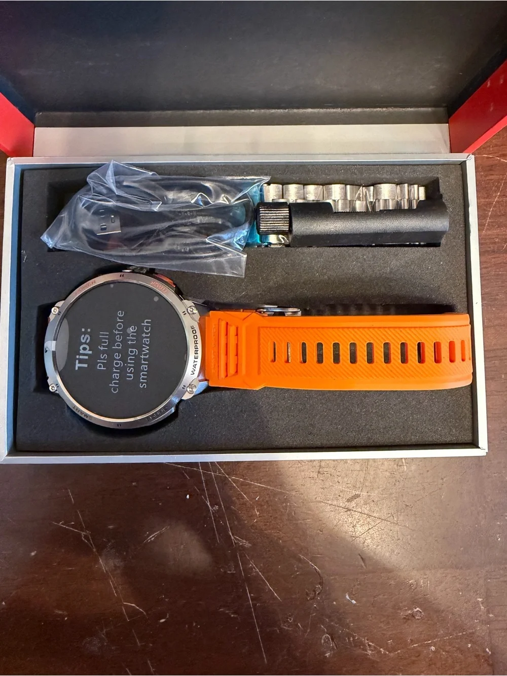Sporto Smart Watch - Orange Smartwatch